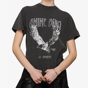 Anine Bing - LiLi Tee Eagle-Washed Black